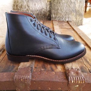 Red Wing Shoes Mens9 9071 SHELDON 6" Black Leather
